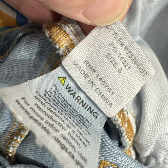 Peach Love California Denim Wide Raw Edge Bell Bottoms Flare Shredded Hem Boho S - Picture 14 of 15